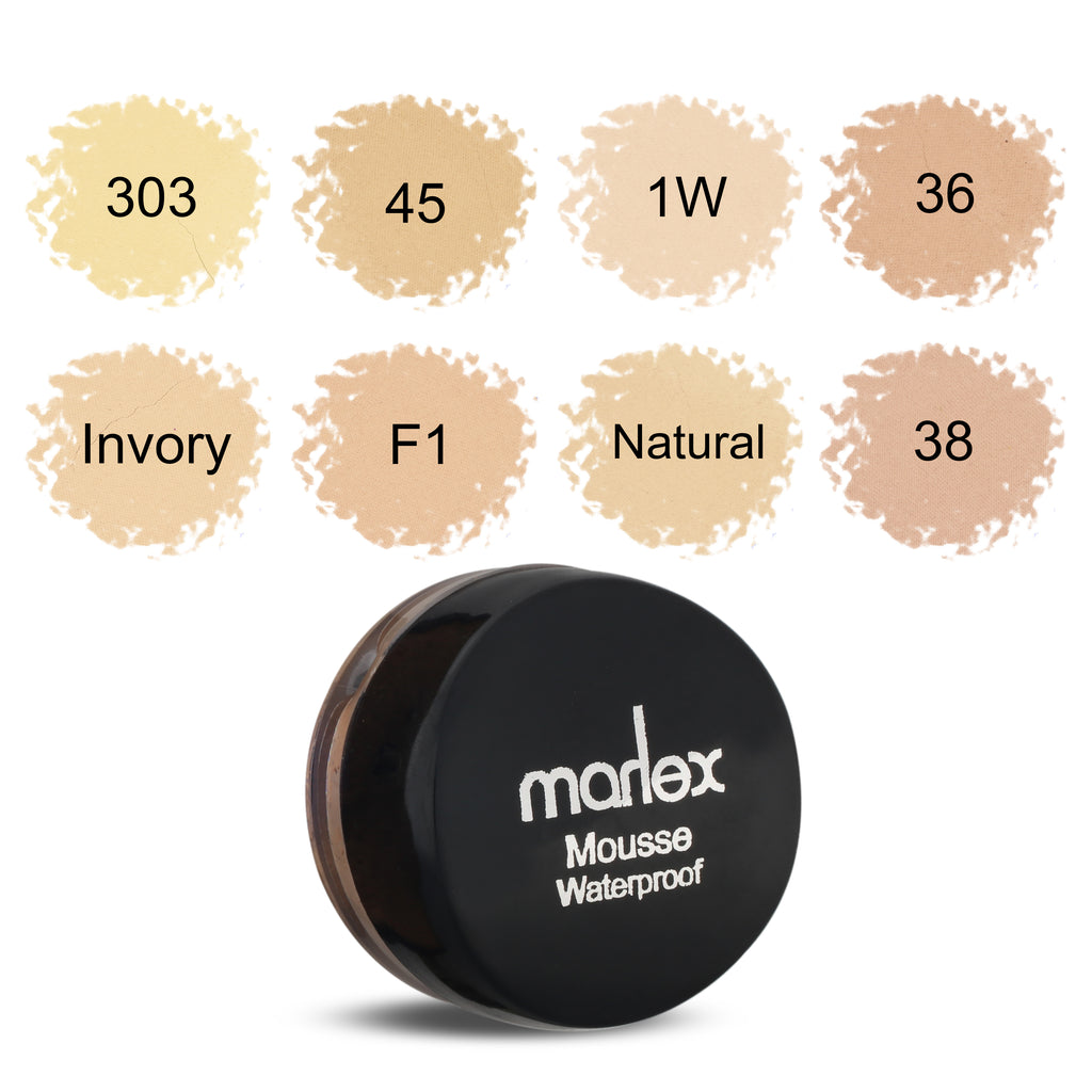MARLEX Matte Mousse – Lightweight, Oil-Free, Airbrushed Finish WATERPROOF